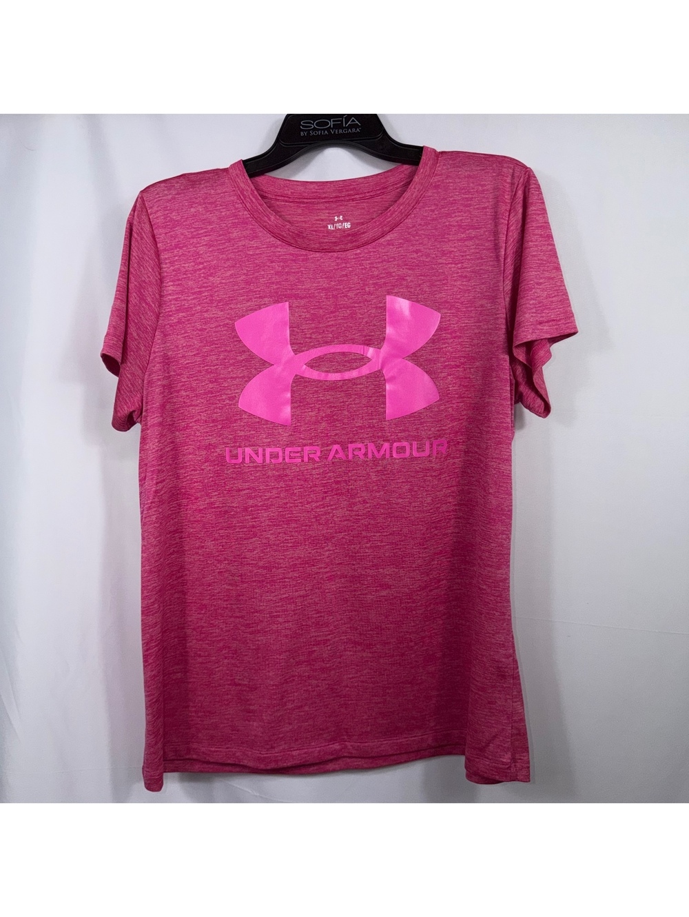 Under Armour Women’s XL Pink Loose Fit Logo Shirt